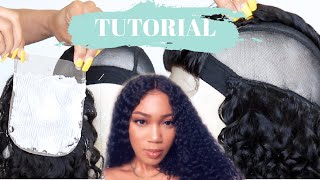 How To Make A Lace Closure Wig | Elastic Band & Bleached Knots