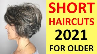 Spring Short Haircuts For Women Over 40+ 50+ 60+ 70+