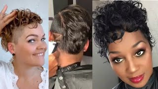 10 Short Pixie Haircuts Ideas | Quick African American Short Pixie Hairstyles 2021| Dubem Demy