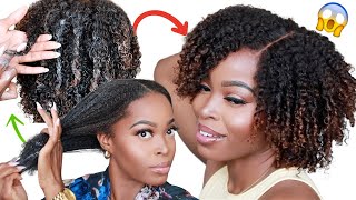 Save Your Edges ‼️No Glue, No Gel Natural Hair Wig Beginner Friendly Type 4 Hair| Msnaturallymary