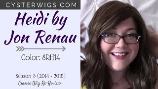 Cysterwigs Wig Re-Review: Heidi By Jon Renau, Color: 8Rh14