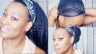 Diy Human Hair Headband Wig Using Clip In Hair Extensions - Amazing Beauty Hair #Headbandwig