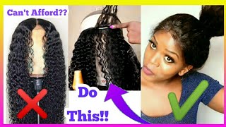 No Frontal!!How To Make A 360 Lace Wig Without A Frontal.Beginner Friendly