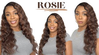 Freetress Equal Laced Synthetic Hair Hd Lace Front Wig - Rosie --/Wigtypes.Com