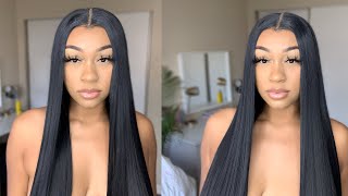 Yea Sis.... I Cant Believe Its Synthetic Either!! | $34 Amazon 13X6 Lace Front Wig