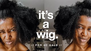 Afro Kinky U-Part Wig (4C Approved!) | Yvonne Hair