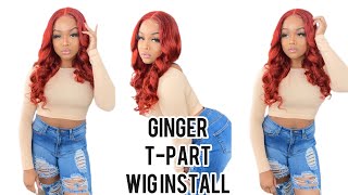 Watch Me Slay This Ginger T- Part Wig Ft. Incolorwigs |Ari J.