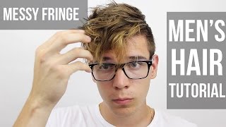 Messy Fringe Hair Tutorial | Men'S Hairstyles 2015