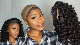 A Magic Wig? This Wig Can Turn Into A Drawstring Ponytail, Half Wig, & A Full Wig!!!Curlsqueen