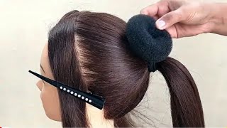 9 Simple & Quick Bun Hairstyle For Women || Latest Hairstyle || Hair Style Girl || New Hairstyle ||