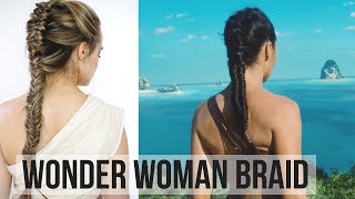 Wonder Woman Braid Hair Tutorial - Kayleymelissa