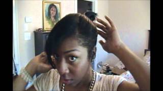 Quick & Easy Ponytail/ Hair Bun: Using Hair Extensions (For Short/ Medium Hair)