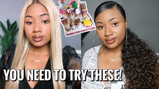 I Went Blonde And More! Affordable Synthetic Lace Wig & Ponytail Review Ft. Don’T Touch My Hair