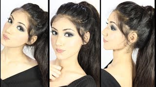 New High Ponytail Hairstyle With Trick | Messy Ponytail Hairstyle