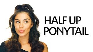 Half Up Ponytail Hair Tutorial Ft. Living Proof | Sephora