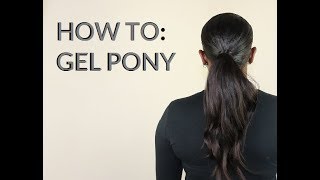 How To Gel Ponytail Using Human Hair Bundles