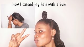 Half Up Half Down| High Bun With Sew-In