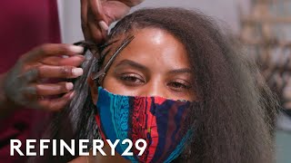 I Got A 26 Inch Cornrow Braided Ponytail | Hair Me Out | Refinery29
