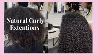 She Wanted Natural Looking Curly Extensions (Tight Curly Braidless Weft)