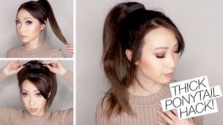 How To: Thick Voluminous Ponytail For Thin/Fine Hair