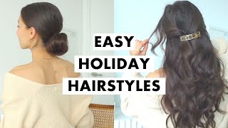 Easy Holiday Hairstyles | Luxy Hair