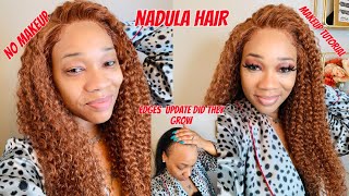 Vlogmas Day 11 Ginger Jerry Curl Wig + Story Time : Makeup & How I Started Youtube Ft "Nadula&q