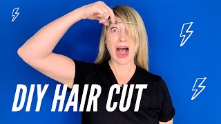 How To Cut Your Own Hair - Bangs Cut