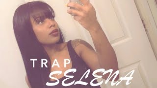 I'M The Trap Selena!... How I Cut My Bangs | Khalayha Shantrice Ft. Ali Julia Hair