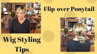 How To Create A Flip Over Ponytail | Crazy Wig Lady