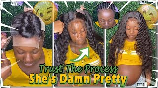 Middle Part Traditional Sew-In5X5 Lace Closure & Straight Hair |    Get Crimped #Ulahair