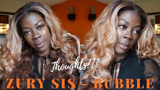 Fall Look For $20!! Zury Sis Byd Bubble Pre-Styled Ponytail Wig (Fft Amber) | Sogoodbb