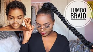 How To | Sleek High Ponytail On Short Natural Hair