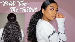 New Method! How To Install A Ponytail Extension (Pt 2)