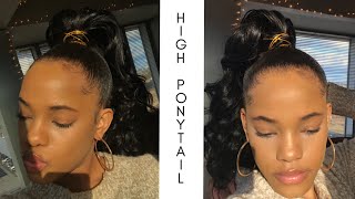 How To Get A Sleek High Ponytail On Natural Hair