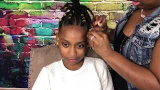 Cute Kids Crochet Ponytail Hairstyles | Ponytail Updo Natural Hairstyle For Girls || Vicariously Me