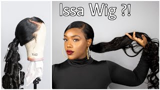 Sis How Is This A Wig?!?!? Extended Ponytail With Just A Frontal And Bundles| Ft. West Kiss Hair