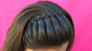 Everyday Easy Puff Trick & Waterfall Puff Hairstyles For Girls / Puff & Ponytail Hairstyles