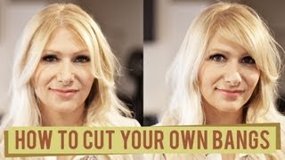2 Ways To Cut Your Own Bangs