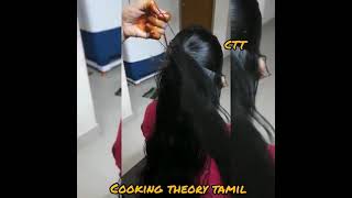#Cttshorts|Easy Ponytail Hairstyle Prom Ponytail For Long Hair|Fornt Haircut |Long Lasting Ponytail