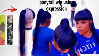 Diy Ponytail Wig Tutorial Using Expression Braid