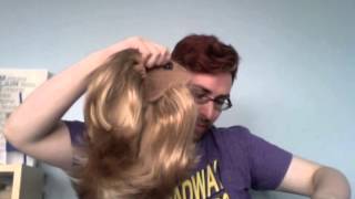 Tutorial - Big Huge Thick Pageant Drag Hair - Synthetic Ponytail Wigs