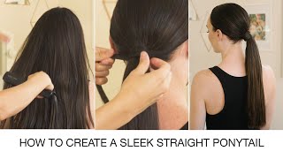 How To Create A Sleek, Smooth Ponytail On Long Hair | Hair Styling Tutorial | Kenra Professional