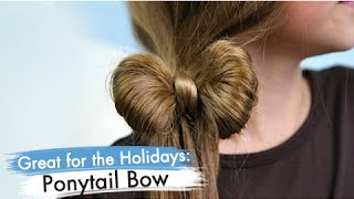Ponytail Bow | Back-To-School | Cute Girls Hairstyles