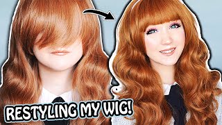 Cutting Bangs Into My Wig ✂️✨ How To Cut Straight Across Full Fringe Tutorial