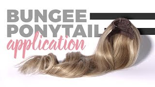 Step By Step Application Of The Bungee Ponytail
