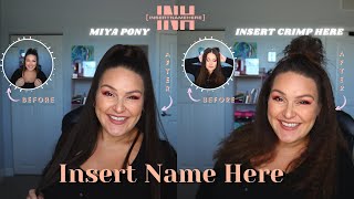 Insert Name Here (Inh Hair) Miya Ponytail Extension Review | Insert Crimp Here Try On & Review