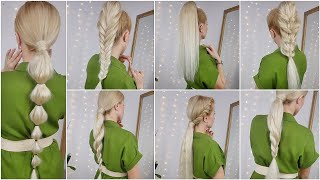 7 Ponytail Hairstyles With E-Litchi Ponytail Extensions  Back To School Hairstyles