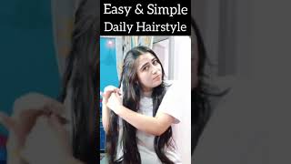 Cute Hairstyles ♥️ | High Ponytail Hairstyle | Very Easy High Ponytail Hairstyle ❤️ #Shorts
