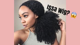 Ponytail On Coily Full Lace Wig Ft. Hergivenhair