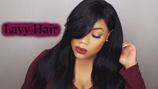 How To Cut & Style Side Swept Bangs Ft Lavy Hair Lace Frontal | Peruvian Straight Update